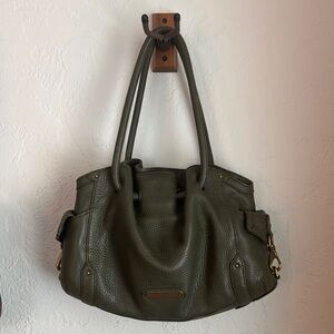 Cole Haan Green Leather Shoulder Bag